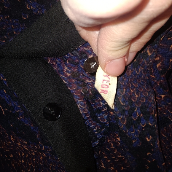 REBECCA TAYLOR Python Print Tunic Blouse/Dress - Picture 13 of 13